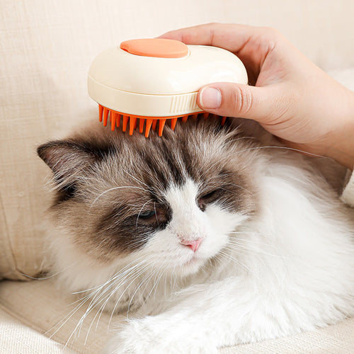 Brosse vapeur anti-poils pour chien et chat